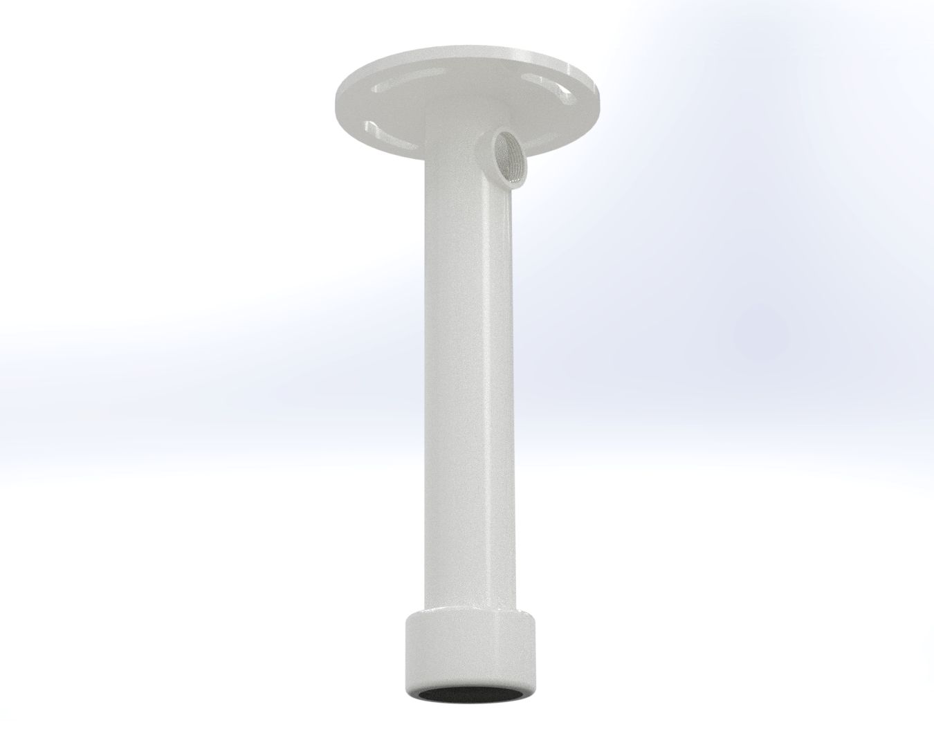 White Drop Pole 250mm