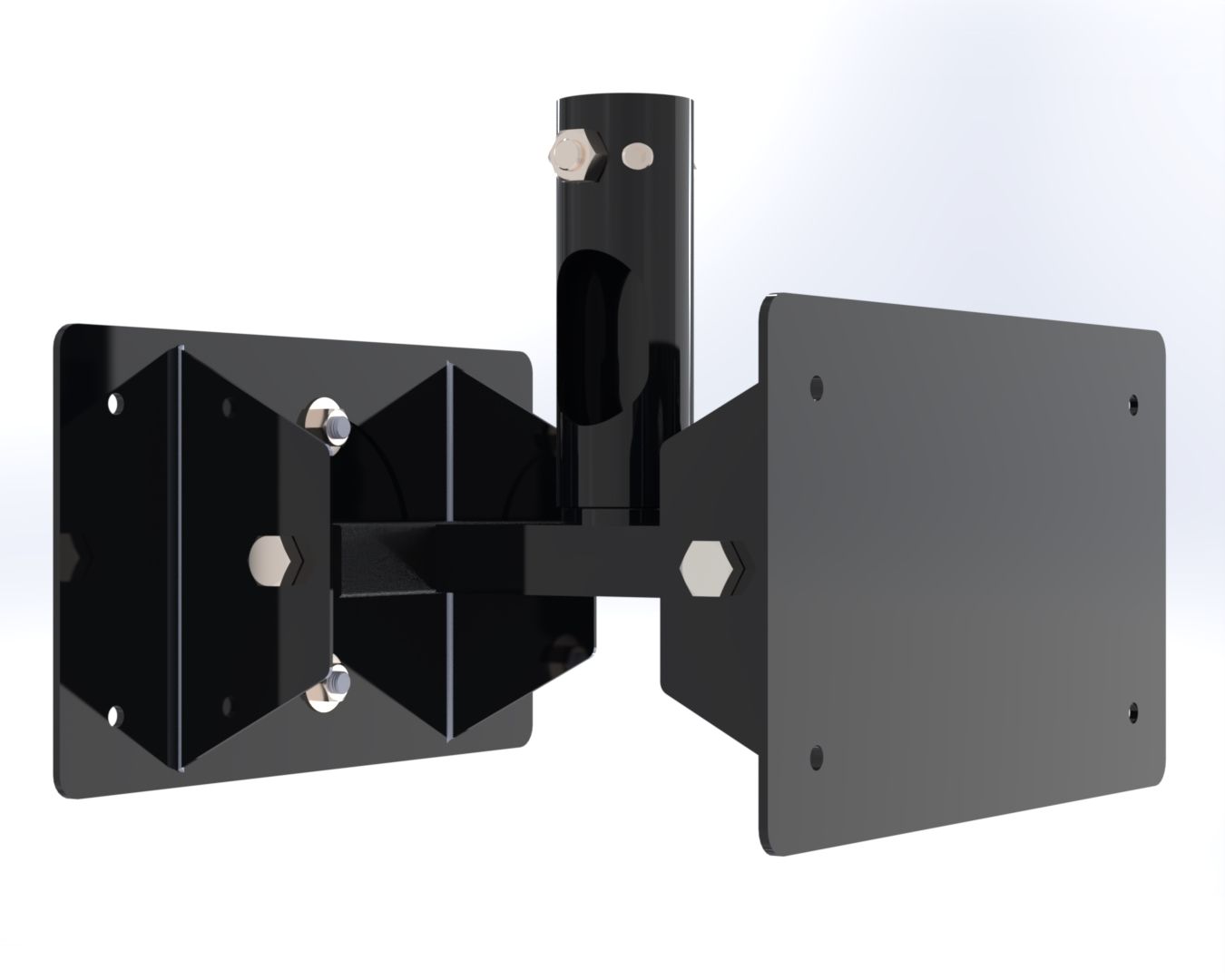 Black Double Rotating VESA Mount